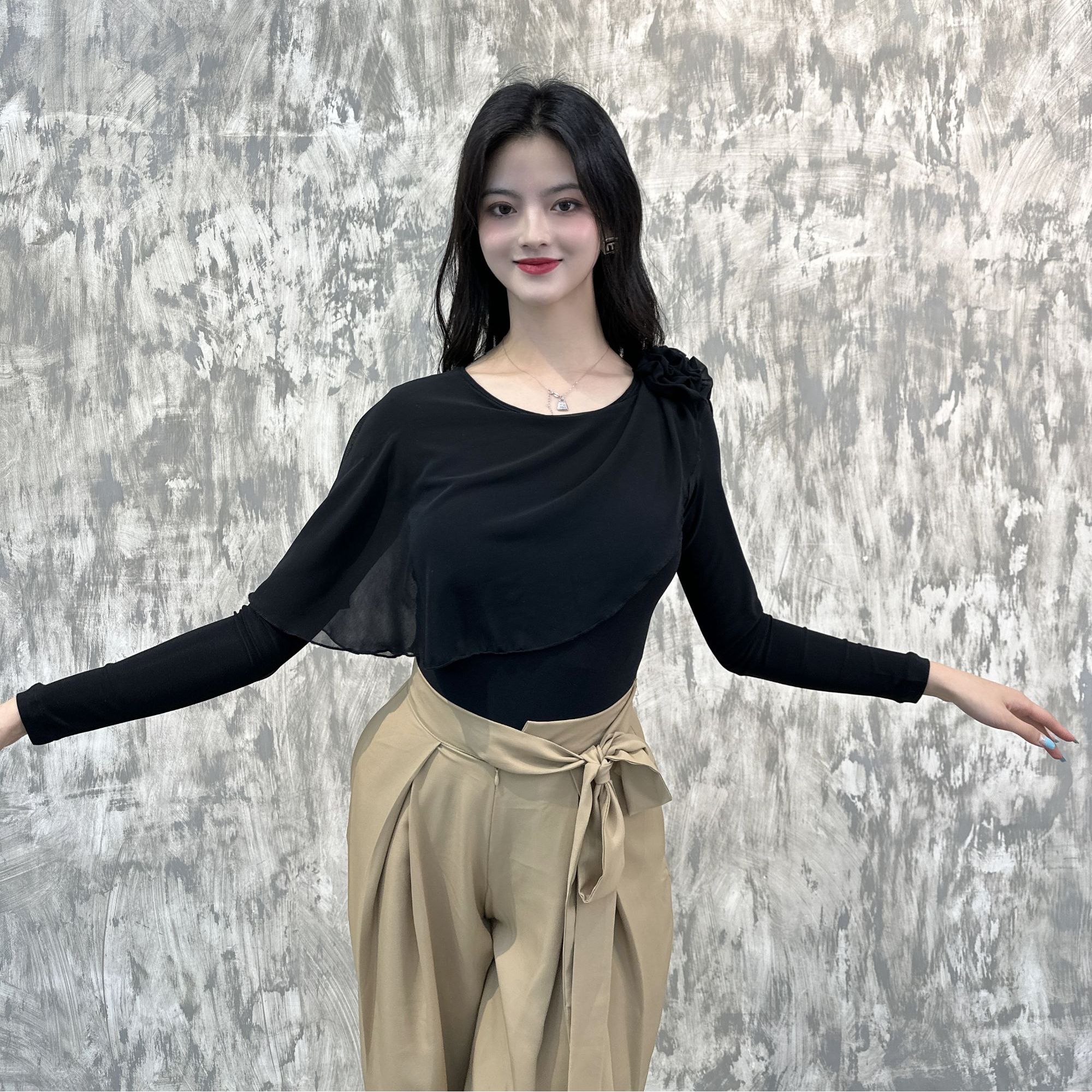 T&M Dancewear ｜蔷薇殿下｜优雅气质摩登舞上衣