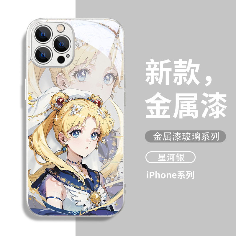 苹果15手机壳 新款iPhone14ProMax美少女战士13水冰月11卡通xsmax