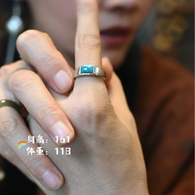 925银珐琅戒指 茶语心饰分享小马鞍戒指（颜色多样性介意谨慎下单）