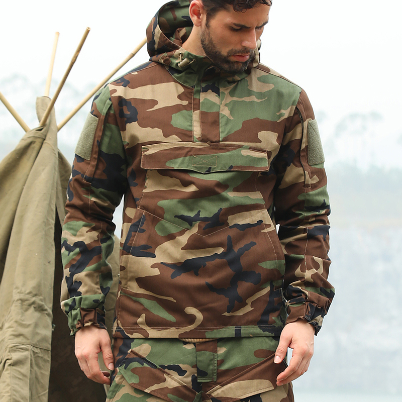 WARCHIEF酋长GORKA罩衣防刮耐磨户外运动迷彩战术服长袖外套男