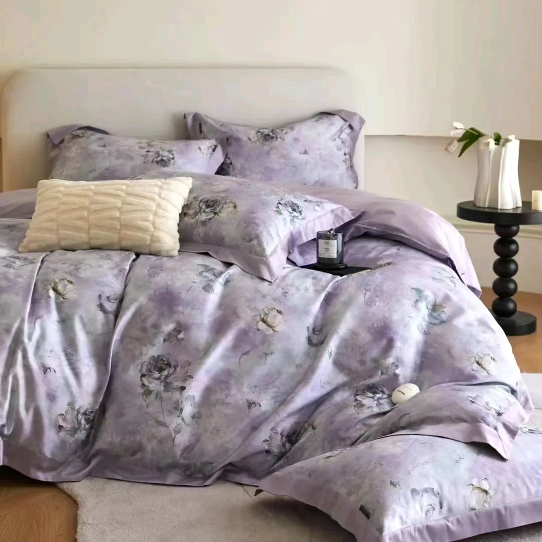 莫奈花园澳棉顶奢四件套
