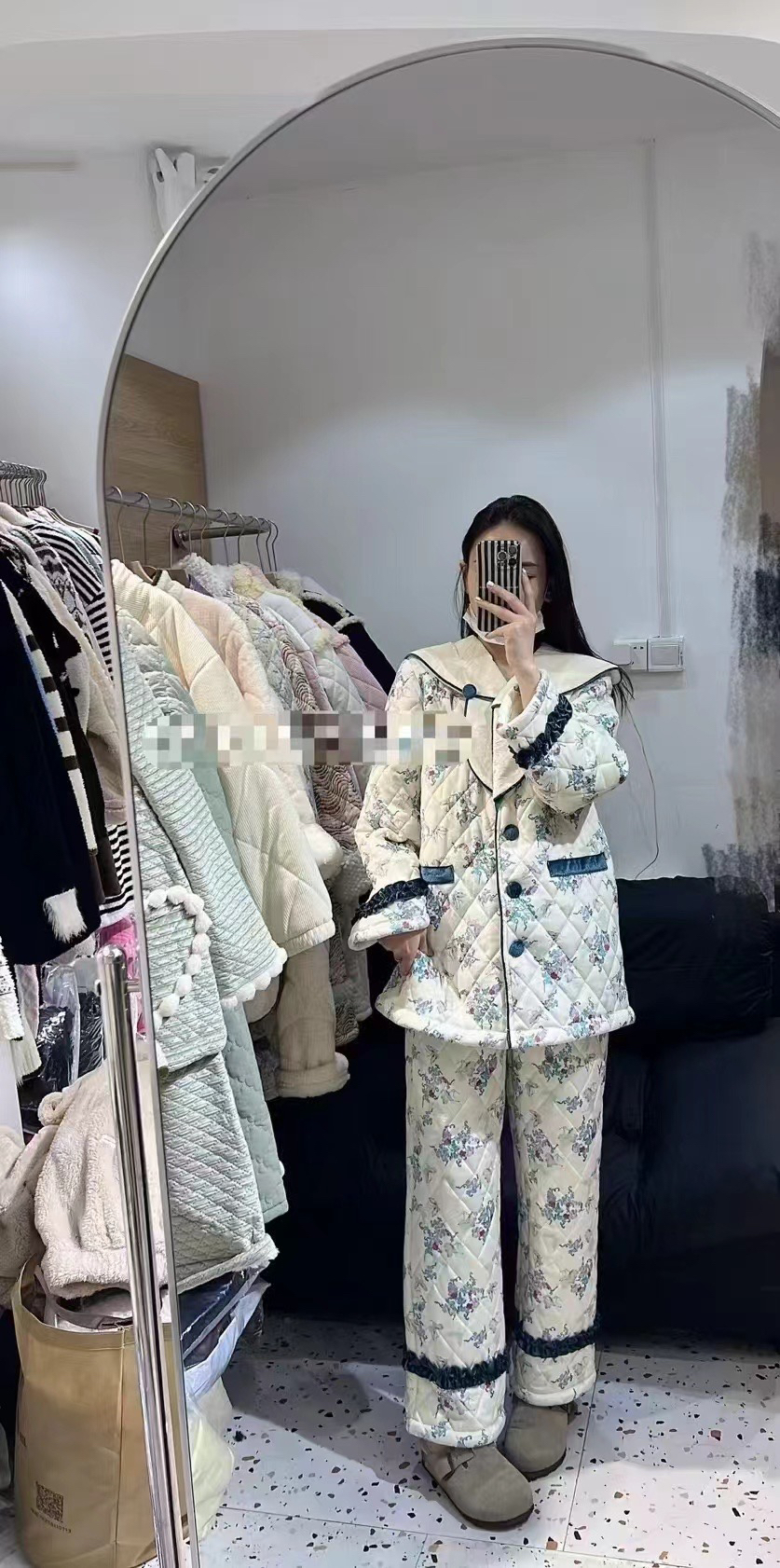 原创Mu 柏林花事 秋冬家居服 原创可外穿家居服