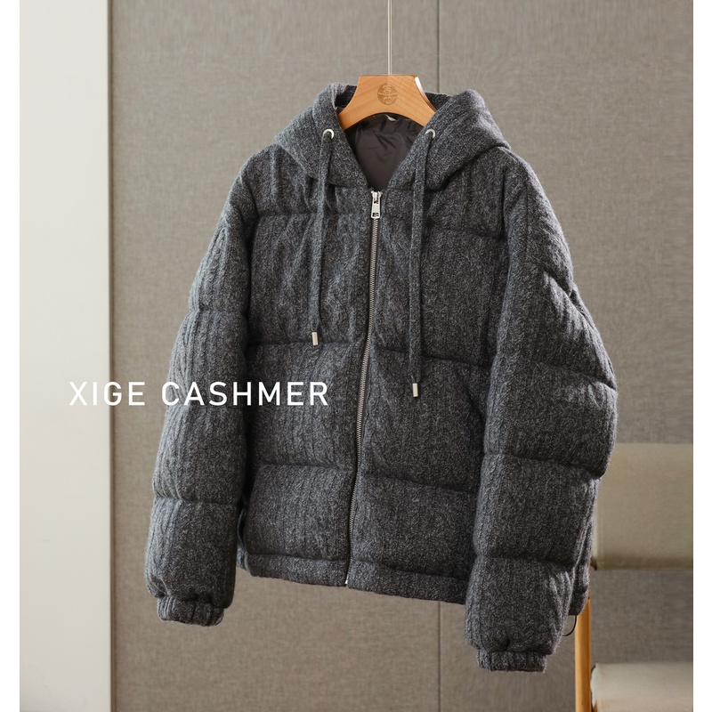 【BC四万多】喜歌羊绒 女士时尚羊绒羽绒服 7340