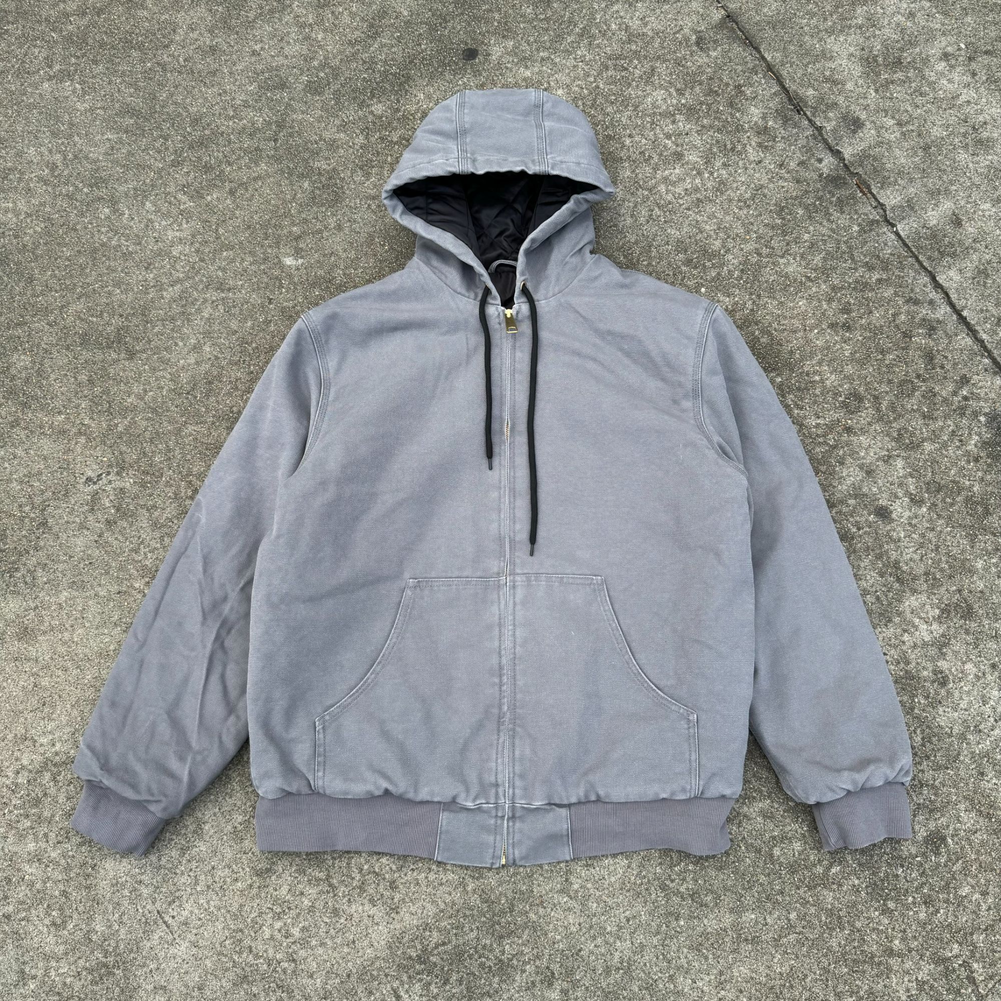 新款底特律j130j140重磅加厚保暖新型V200棉水洗做旧连帽棉衣外套