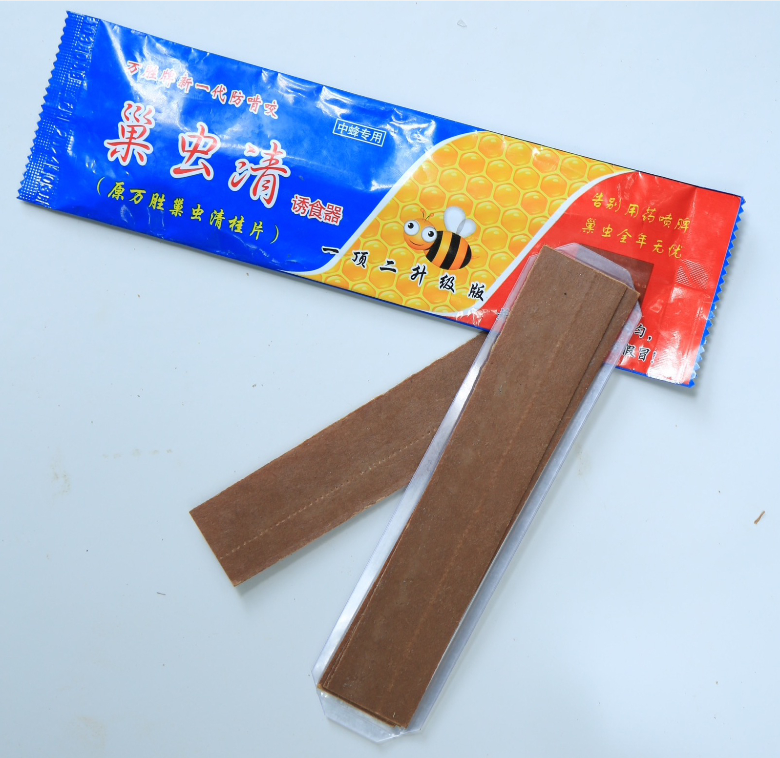 万胜牌巢虫清诱食器正品巢虫诱饵蜂箱巢虫清巢虫清木片蜜蜂棉虫