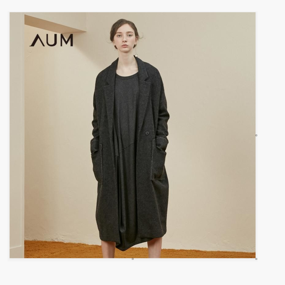 AUM/噢姆毛呢外套MABW4001D开衫