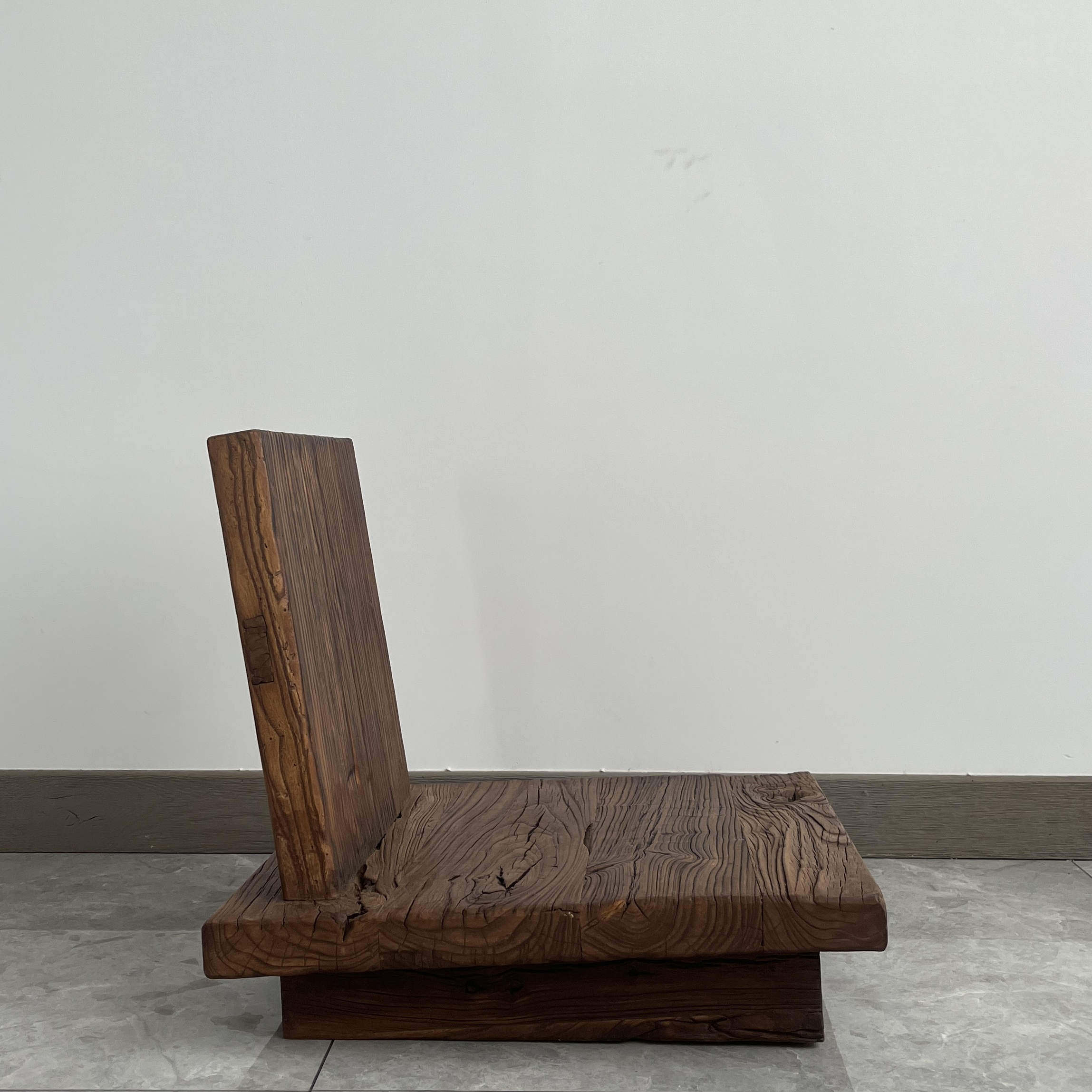 极简单人榻榻米沙发实木极简风沙发椅手工榫卯民宿茶空间家用