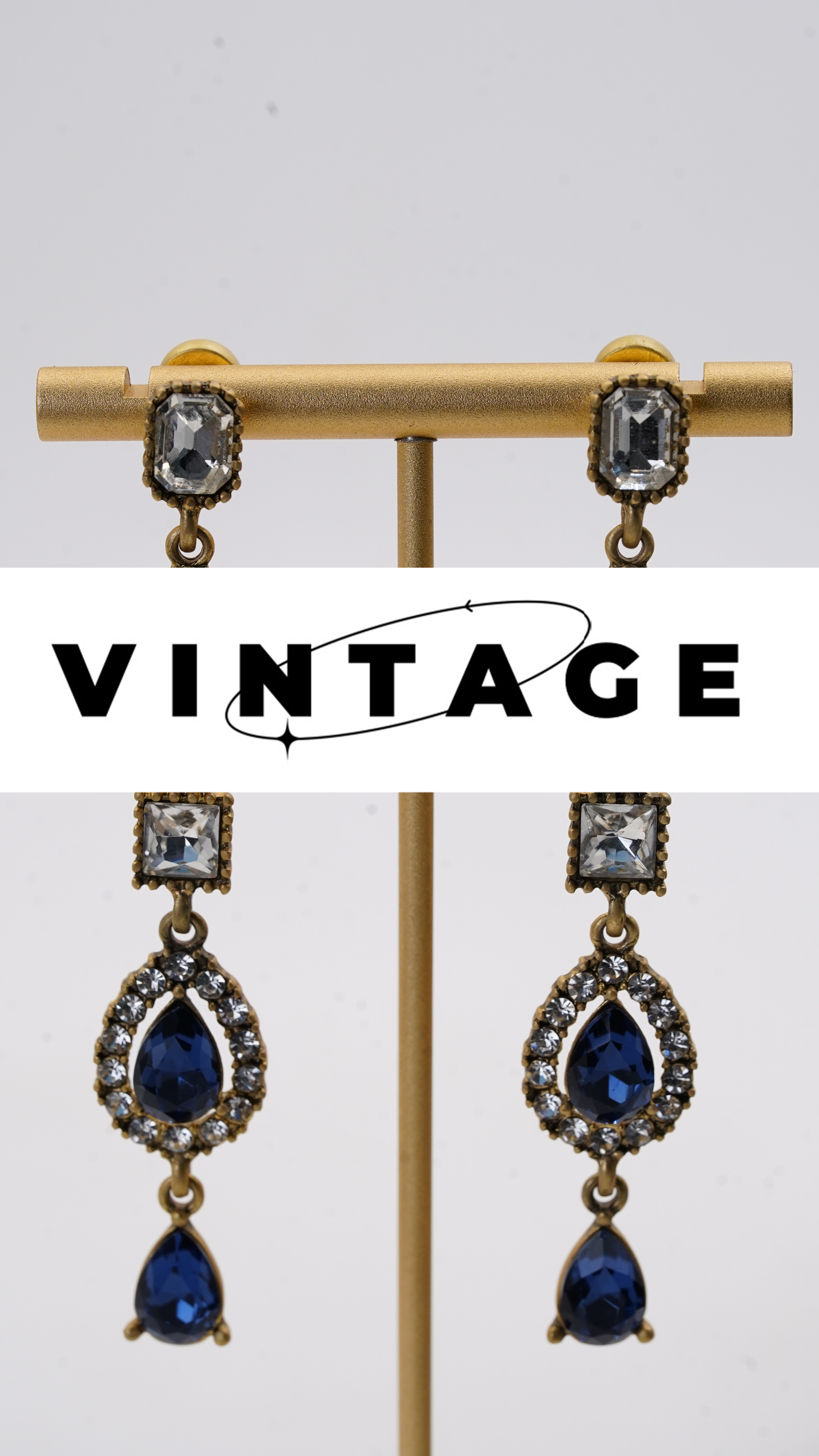 铜合金耳饰 轻奢风（耳钉）TG5009百搭时尚气质爱心流苏镶嵌设计师