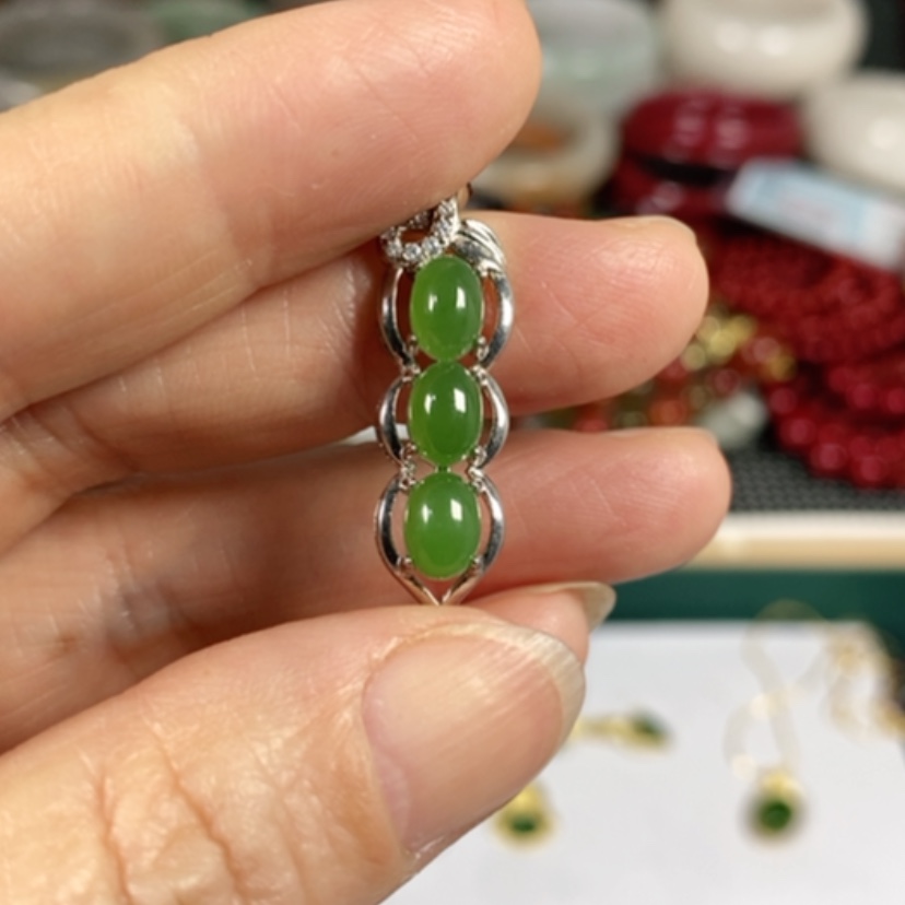 【闪购商品】和田玉吊坠(不含链)合金e**°