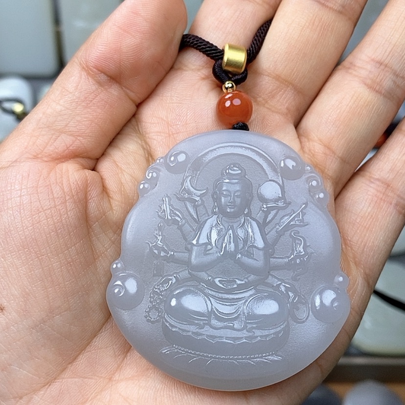 【闪购商品】和田玉挂件未镶嵌硕***～