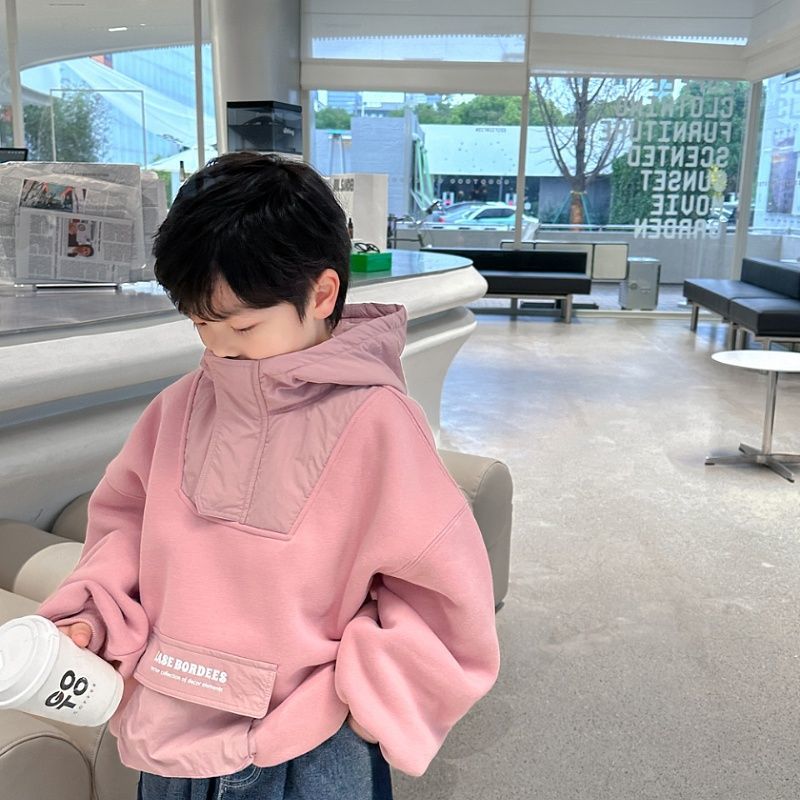 【小扬哥推荐】儿童冬款卫衣2023新款宝宝连帽中小童上衣男童冬季
