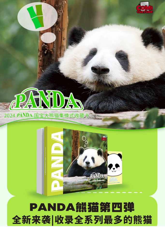 PANDA 全新国宝大熊猫集换式收藏卡卡牌盲盒（拆卡）
