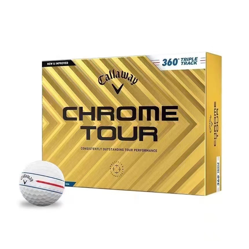正品2024新款Callaway卡拉威CHROME TOUR高尔夫球三层球四层球