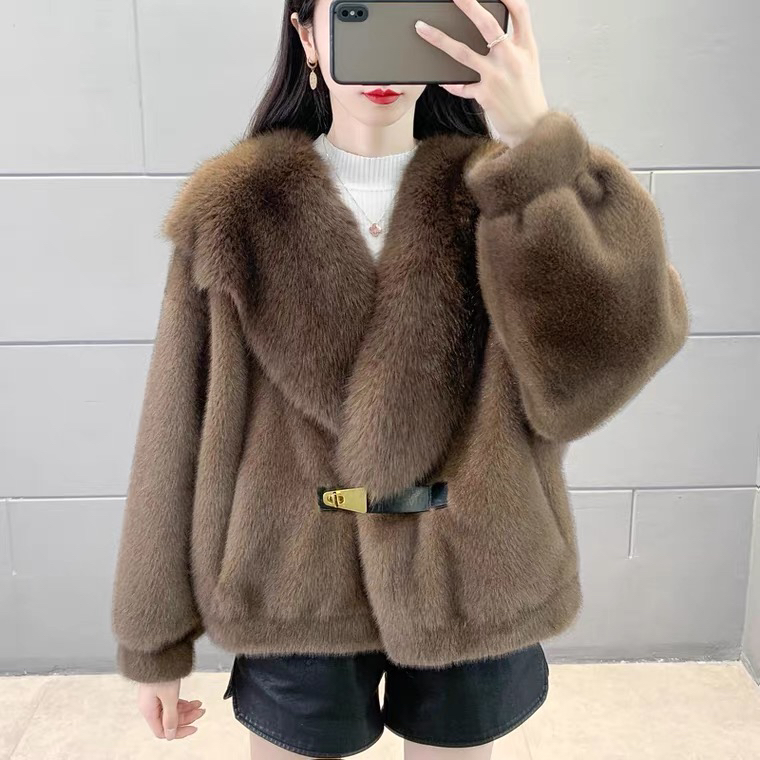 2023新款女装时尚毛呢外套