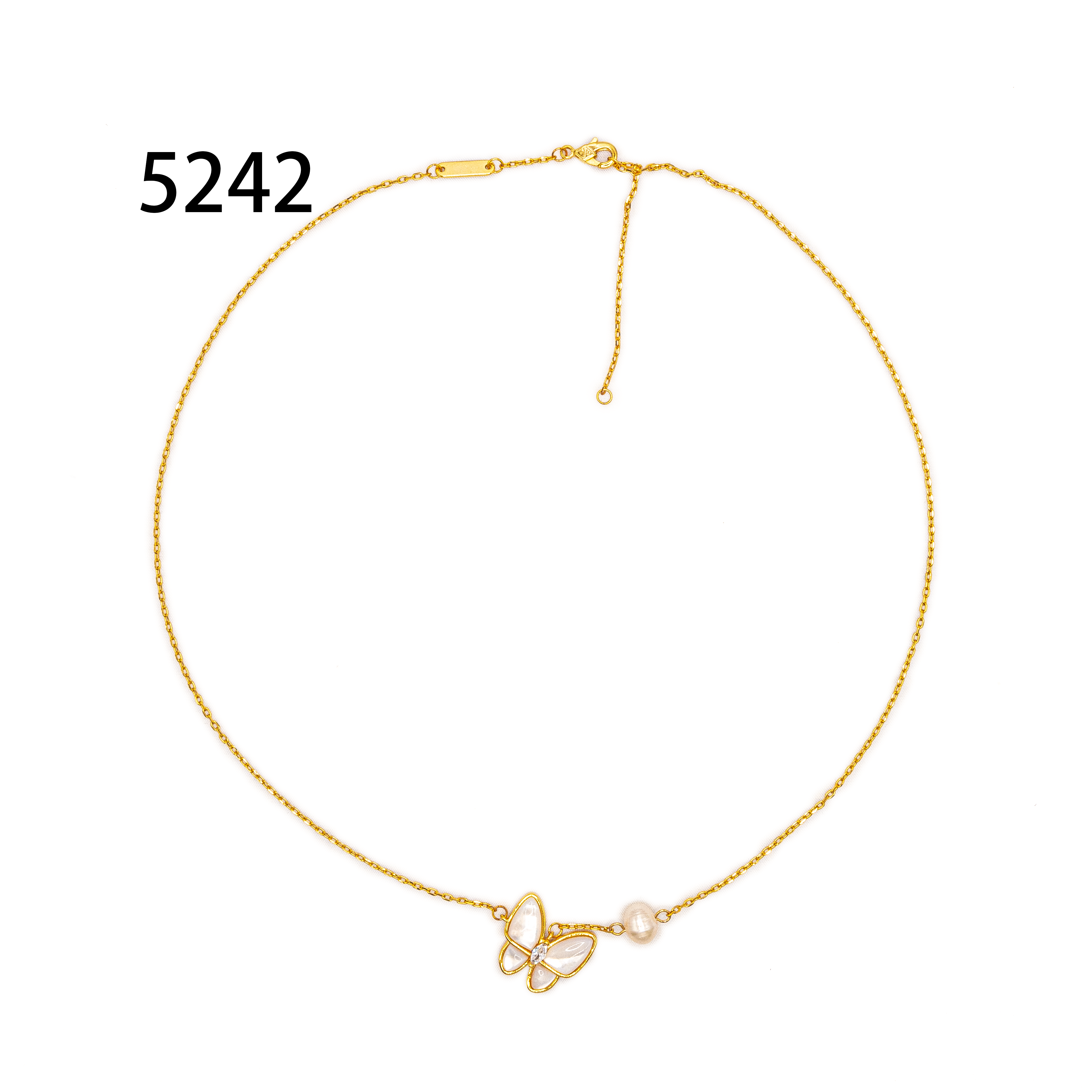 铜合金项链 轻奢设计师项链~5242