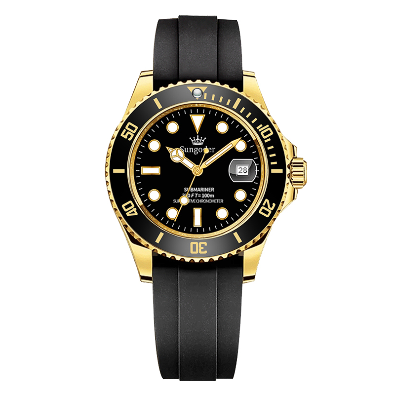 全新未使用高端夜光防水男士机械机芯腕表（吴总）