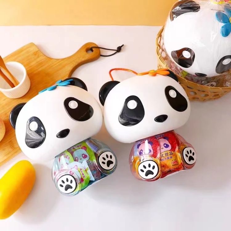 雅米熊猫港式甜品蒟蒻果汁果冻节日礼物双旦送礼