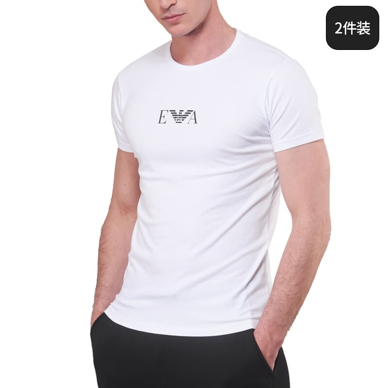 EMPORIO ARMANI/安普里奥·阿玛尼夏2件装圆领短袖T恤111267CC715