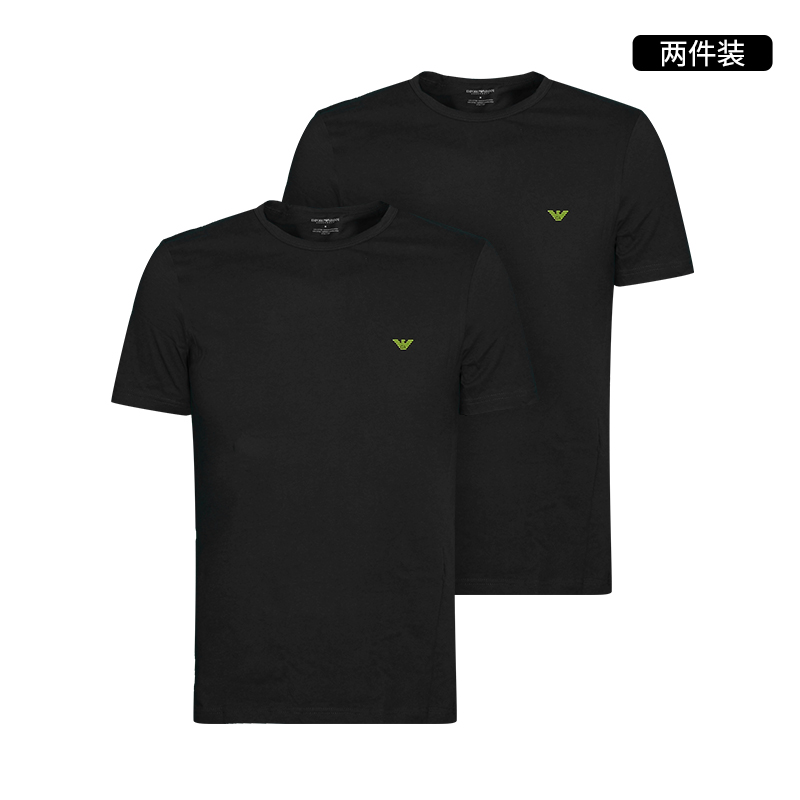 EMPORIO ARMANI/安普里奥·阿玛尼男2件装圆领短袖T恤3F722111267