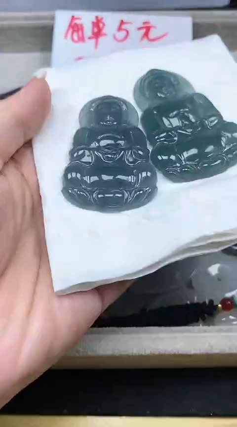 【闪购商品】翡翠颈饰未镶嵌40观音多样性其一