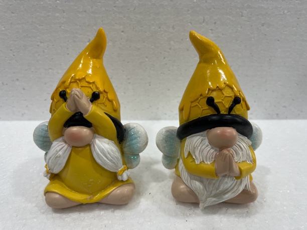 树脂创意工艺品蜜蜂地精家居花园饰品摆件