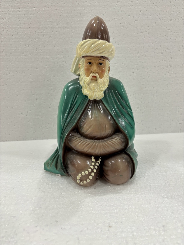 外贸出口树脂创意工艺品家居花园装饰饰品人物摆件