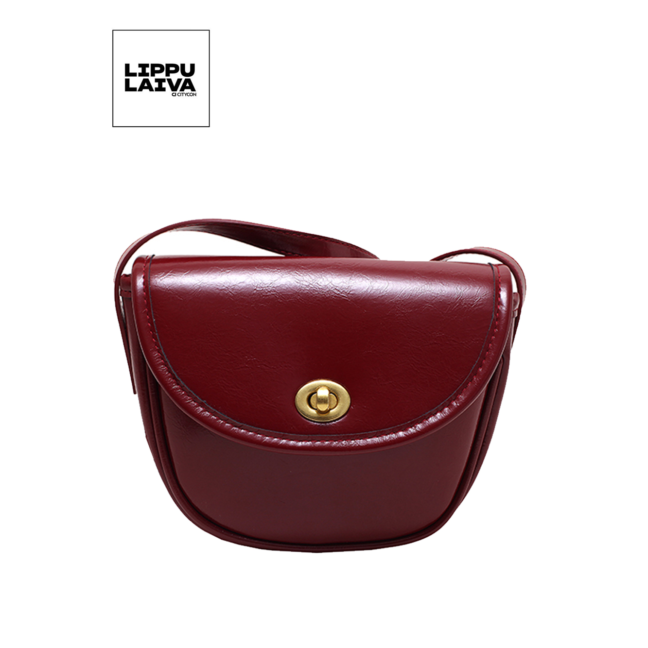 高级感手机包包2024新款马鞍包女斜挎小包小众复古单肩包(S-3）红