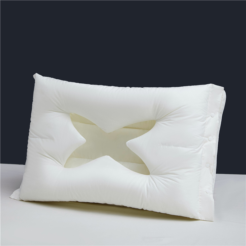 全棉透气护颈枕双层可拆卸星空枕侧睡枕头枕芯护颈椎助睡眠枕头