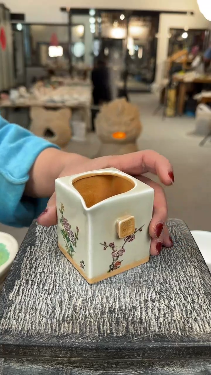 【闪购商品】陶瓷流行釉上彩公杯