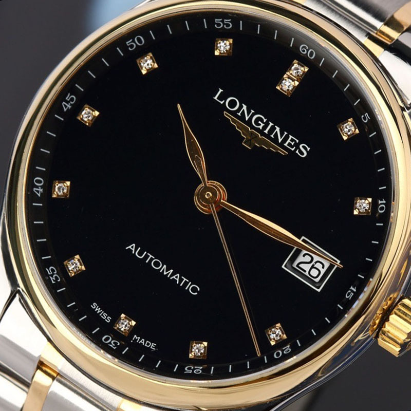 99新 Longines/浪琴 浪琴 L2.518.5.57.7/518间金原镶钻/后配扣