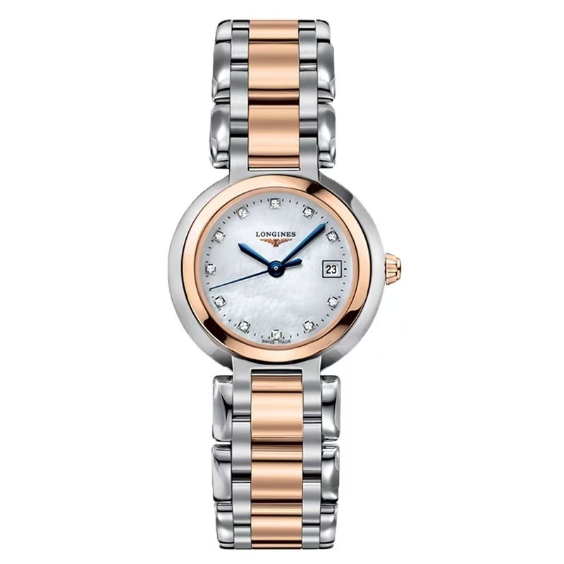 99新 Longines/浪琴 L8.110.5.87.6/心月110贝母盘间金