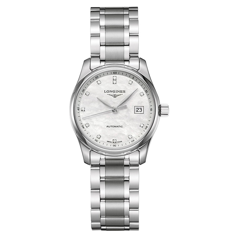 99新 Longines/浪琴  L2.257.4.87.6/名匠257表径29贝母盘原钻