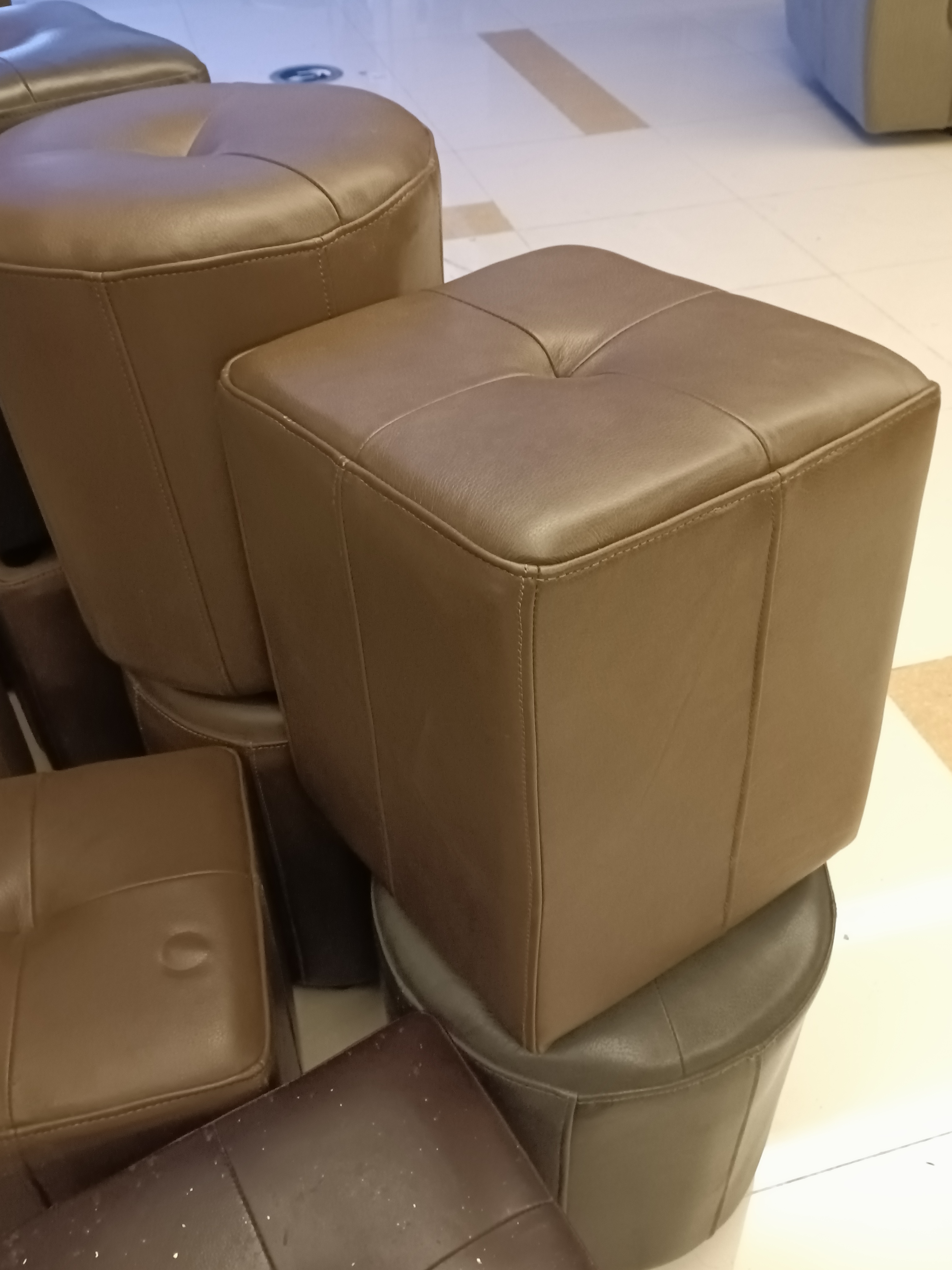 白色真皮单人沙发多功能可躺椅客厅小户型懒人沙发