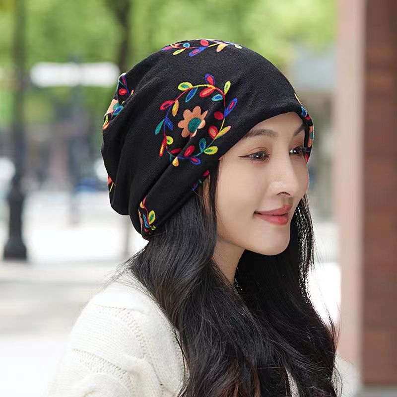 （买一送一）时尚百搭防风帽加大版围脖男女同款时尚百变帽月子帽子