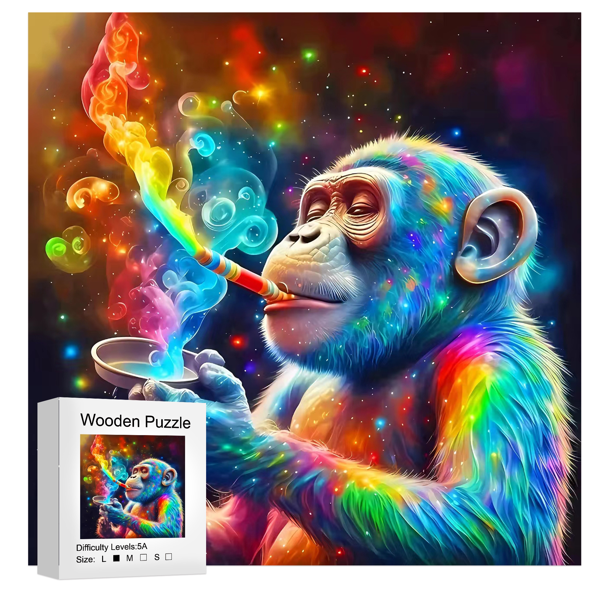 【小T正品潮玩】地狱级高难度异形木质拼图