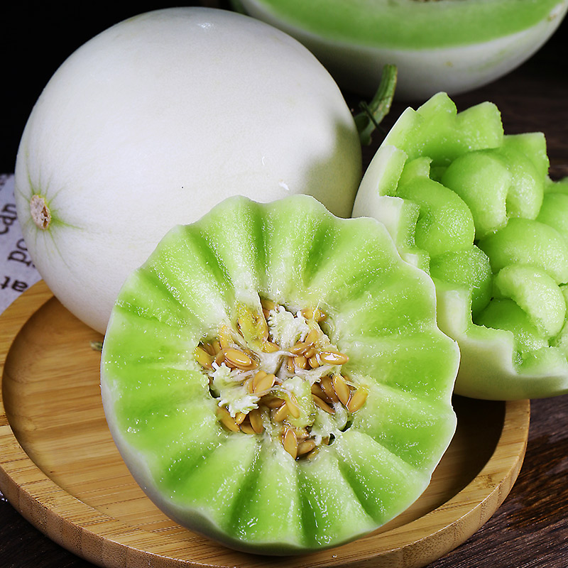 【玉菇甜瓜】新鲜冰淇淋甜瓜 新鲜水果 4.5-5斤/8-9斤装