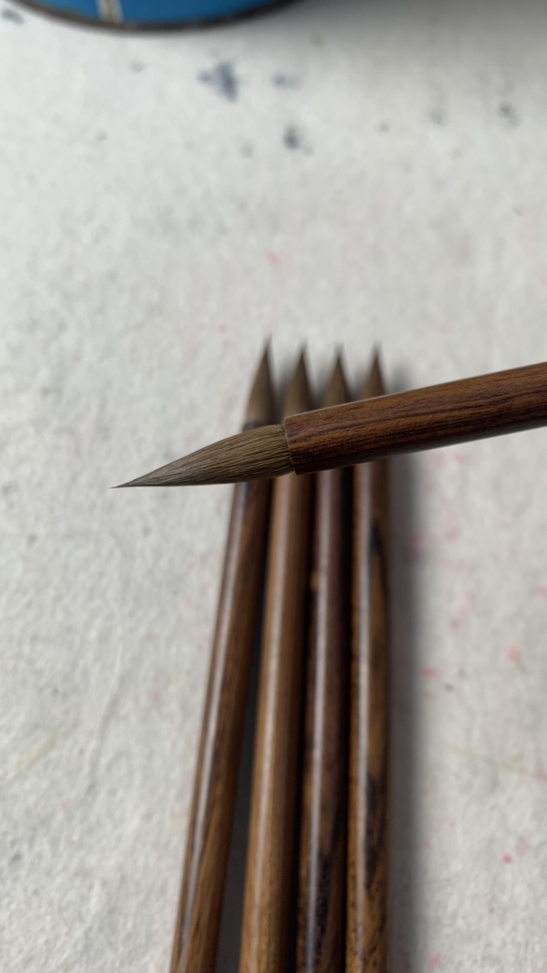 小香鼬 入雲堂毛笔 2.3*0.6㎝精品狼毫 华中地区香鼬 油性大 