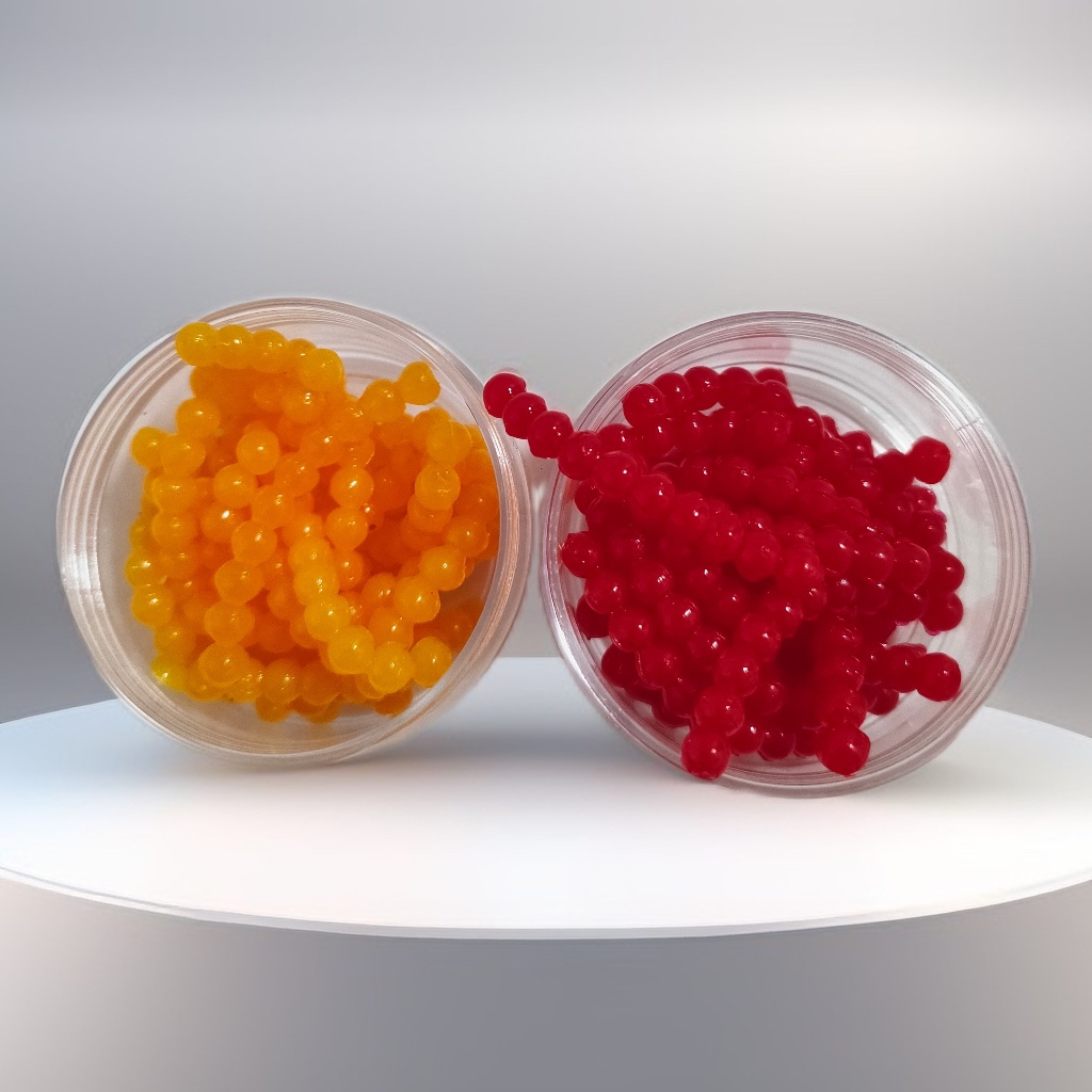 路亚逗钓软珠鲫鱼珠珠野钓硅胶假饵饵料4mm5mm逗钓珠珠