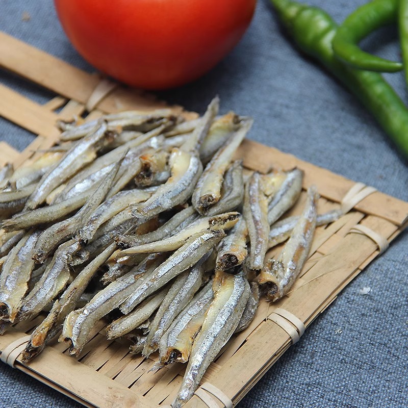 阳江夫妇 海捕自晒公仔鱼干货小鱼仔风干海鲜小鱼干500g