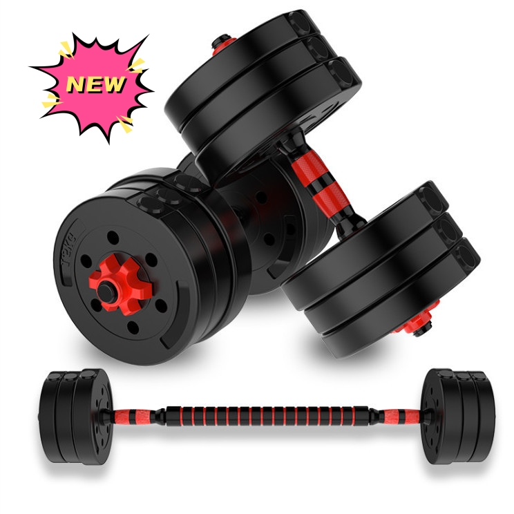 新品男士健身哑铃家用运动器材一对10/15/20/30/40可调节包胶哑铃