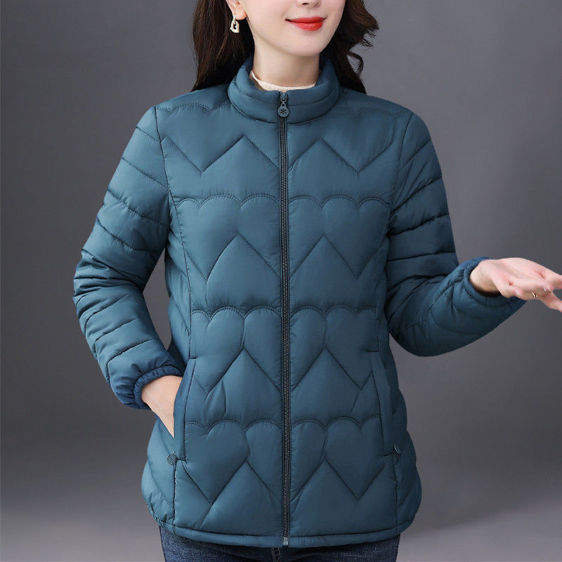 妈妈秋冬装羽绒服中老年女装小羽绒服短款40岁50羽绒服大码