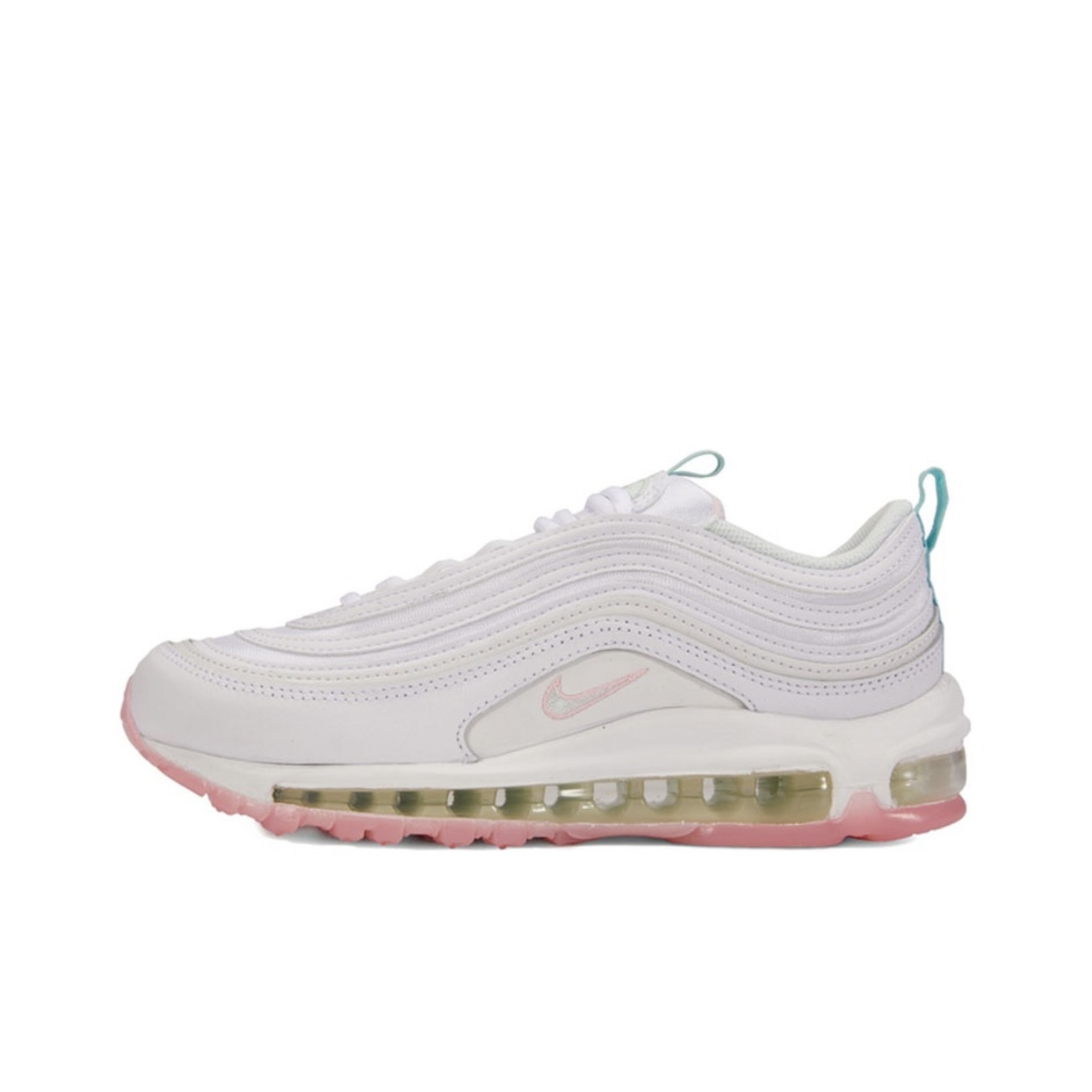 Nike耐克 Air Max 97 女子低帮气垫减震舒适运动休闲鞋DJ1498-100