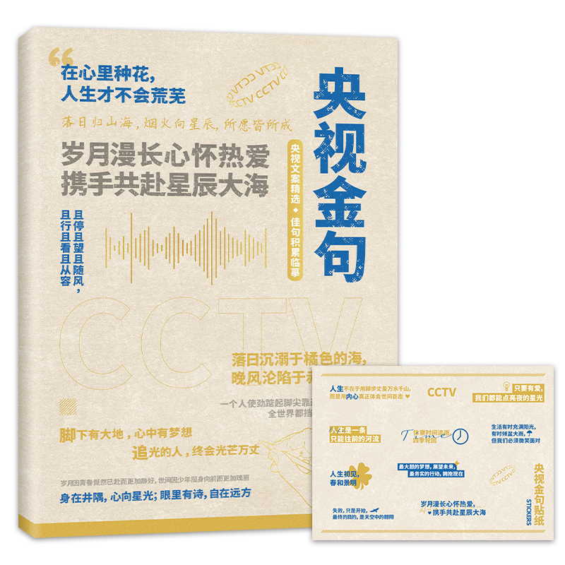 央视文案金句摘抄作文素材董卿康辉实用经典语录楷书书写考公考试