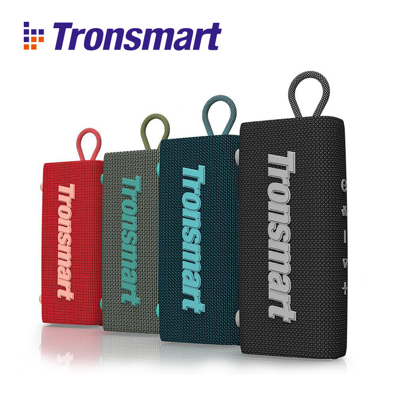 Tronsmart trip 双喇叭户外防水便捷式小钢炮立体声蓝牙音箱低音
