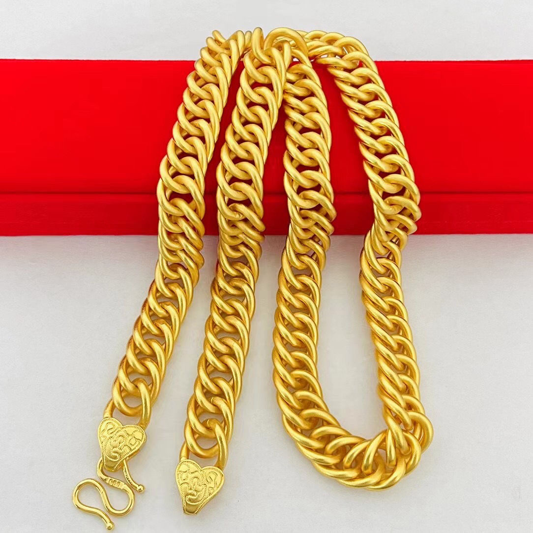 合金项链 合金项链男士老板链项链不掉色新款高档马鞭链男女霸气