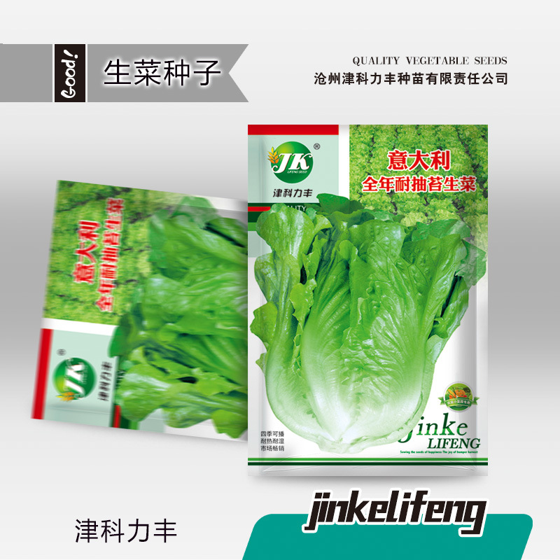 意大利生菜种子耐抽苔耐热抗寒四季播种蔬菜种子阳台盆栽田园菜子
