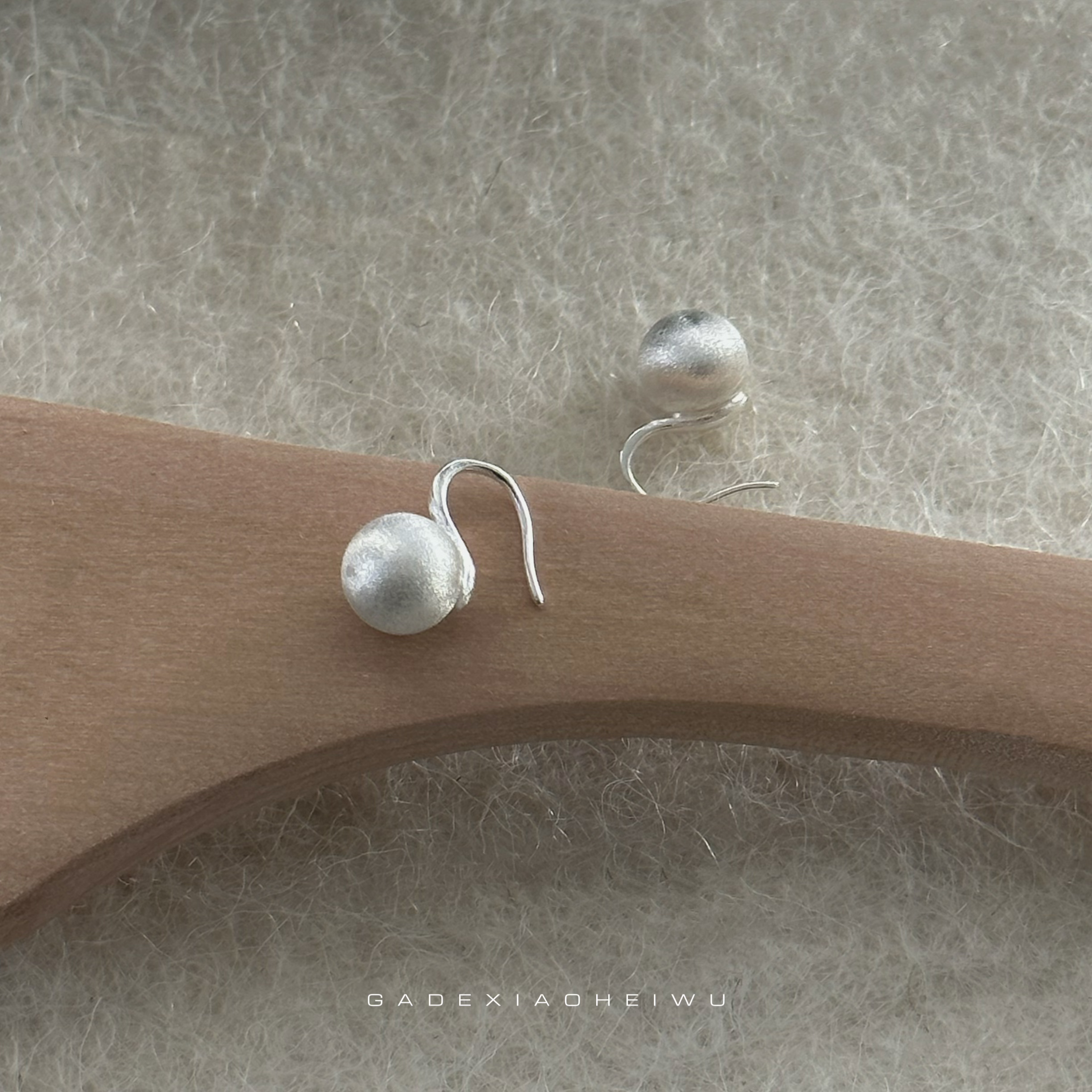 足银耳饰 足银耳吊简约百搭