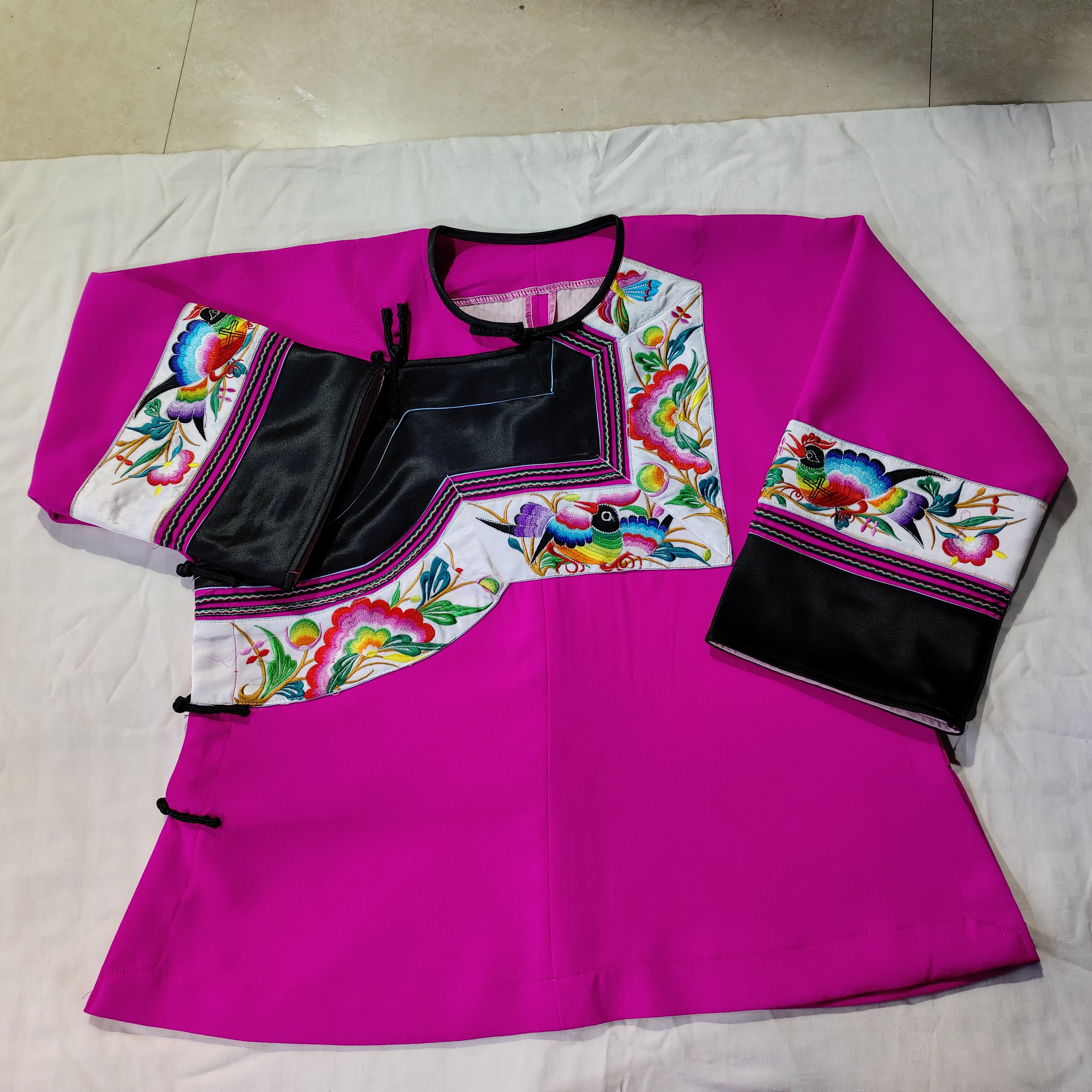 新衣裳民族服饰经典纯棉百搭连袖上衣