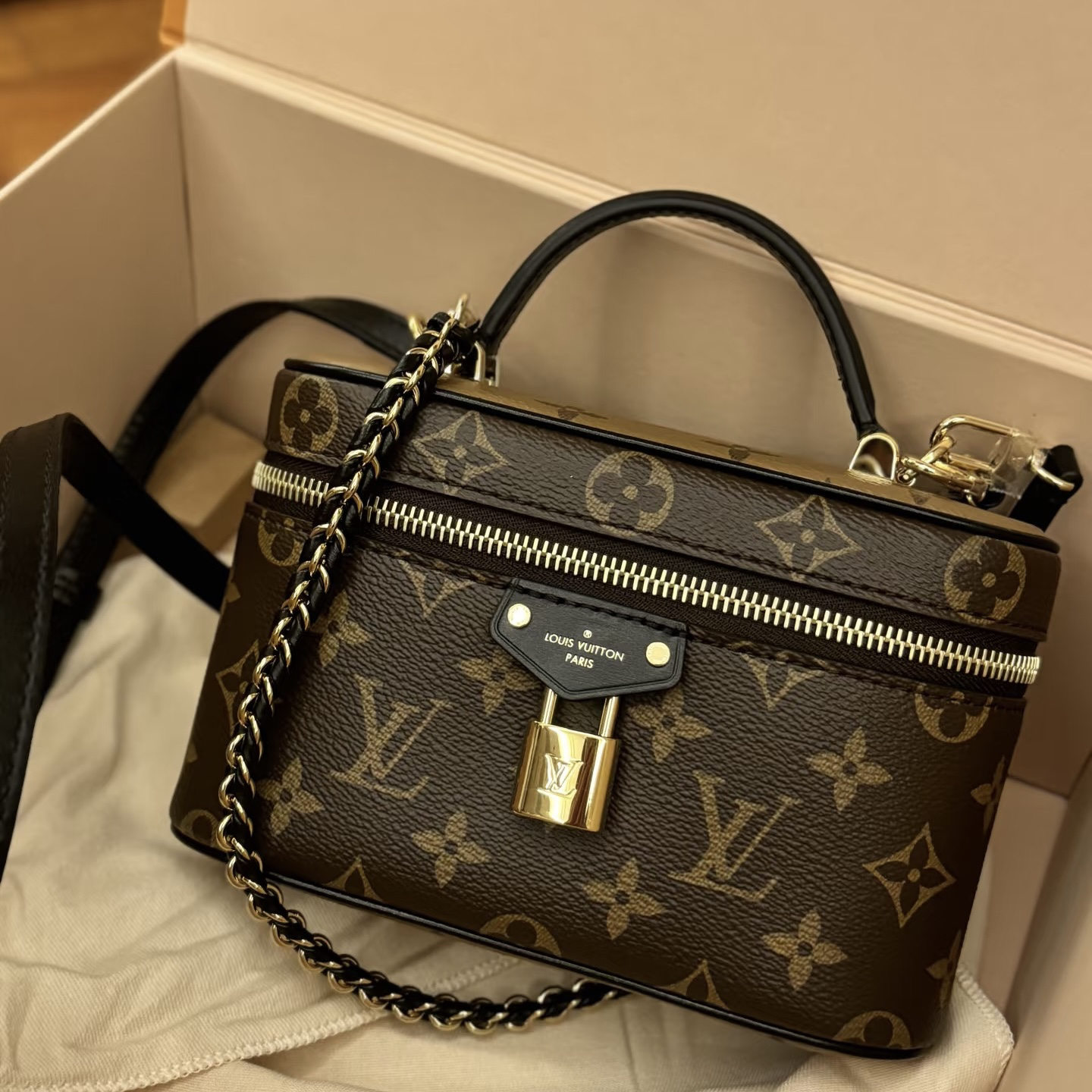 99新 LouisVuitton/路易威登 青奢荟/lv化妆盒包/72476