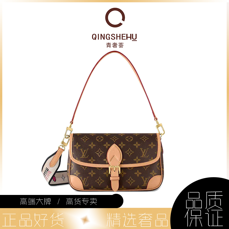 99新 LouisVuitton/路易威登 青奢荟/LV法棍单肩斜跨包/87139